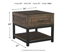 Load image into Gallery viewer, Johurst Rectangular End Table
