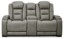Load image into Gallery viewer, The Man-Den PWR REC Loveseat/CON/ADJ HDRST

